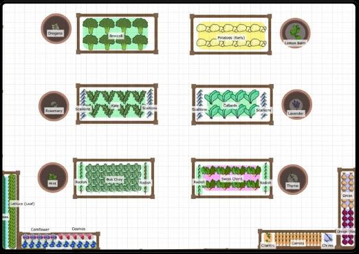 everbloom gardens garden mockup